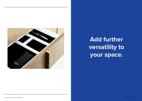 bluespace interiors - Executive Spaces 家具型录 第 24 页