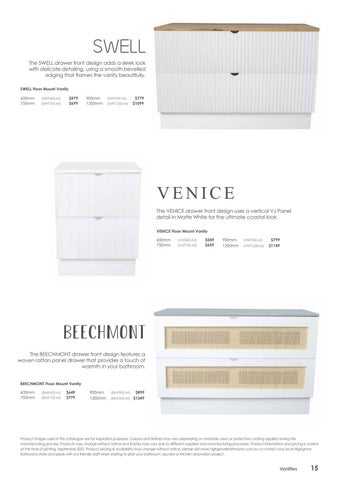Highgrove Bathrooms Product 家具目录 - September 2021 第 15 页