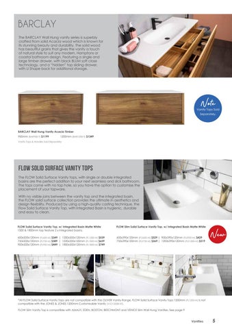 Highgrove Bathrooms Product 家具目录 - September 2021 第 5 页