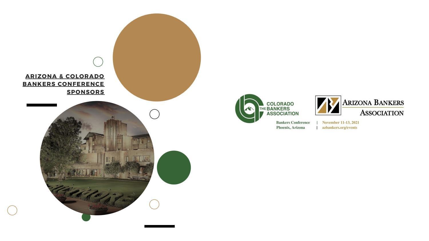 Arizona Colorado Bankers Conference Program By Azbankers1 Issuu