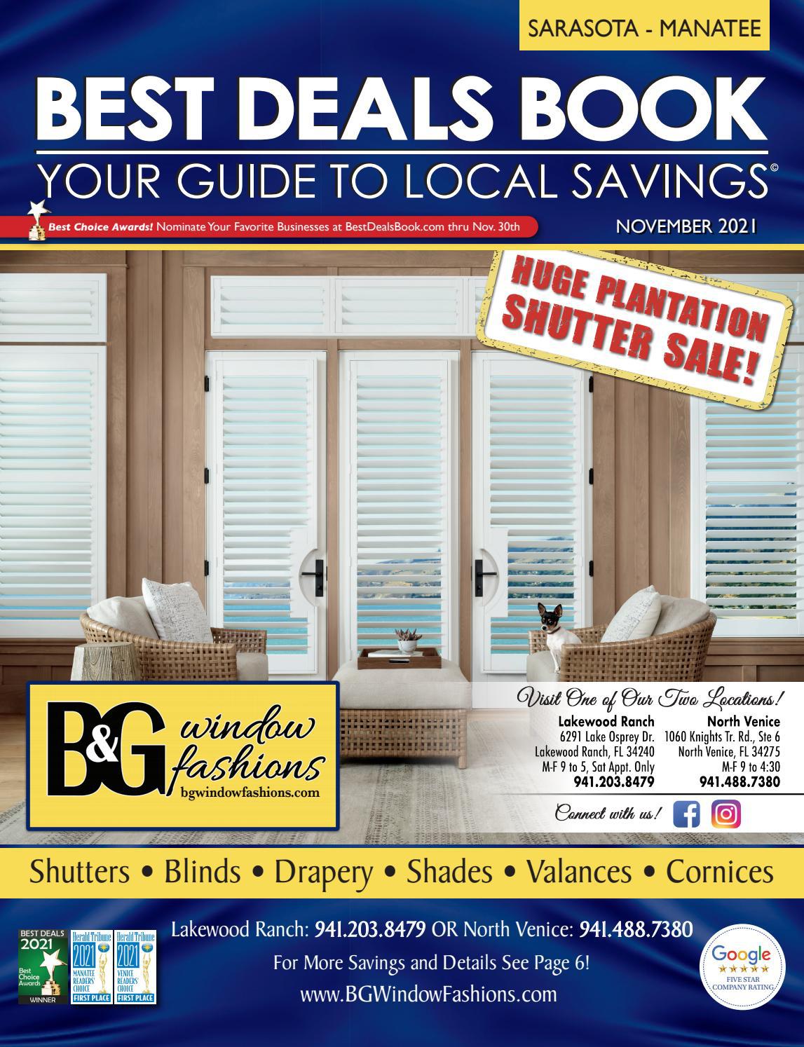 Best Deals Book November 2021 Sarasota/Manatee by Best Deals Book Issuu