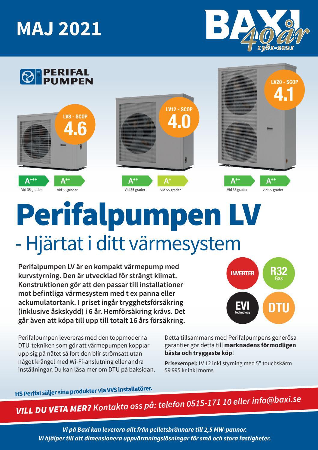 Baxi News – maj 2021 – BAXI/HS Perifal by Baxi Sverige - Issuu