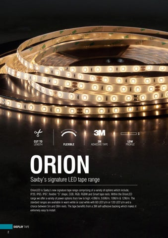 OrionLED - Saxby's signature LED Tape 灯饰系列 第 4 页