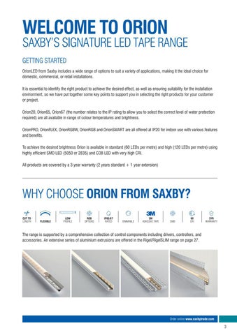OrionLED - Saxby's signature LED Tape 灯饰系列 第 5 页