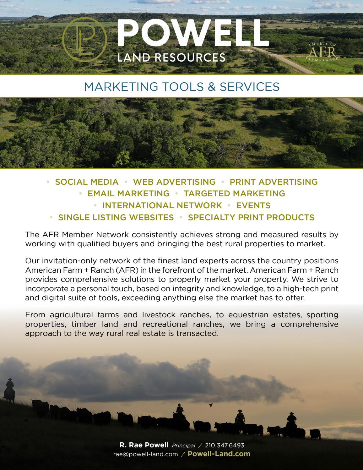 Powell Land Resources Marketing Tools & Services by American Farm