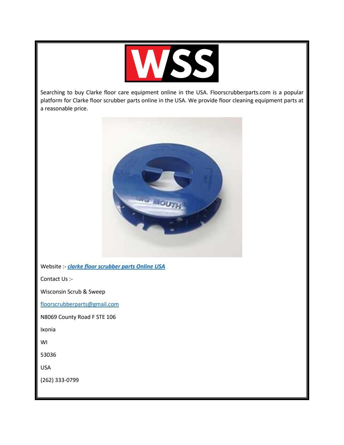 Clarke Floor Scrubber Parts Online USA by