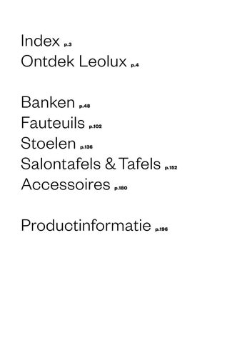Leolux Catalogus 2021 第 3 页