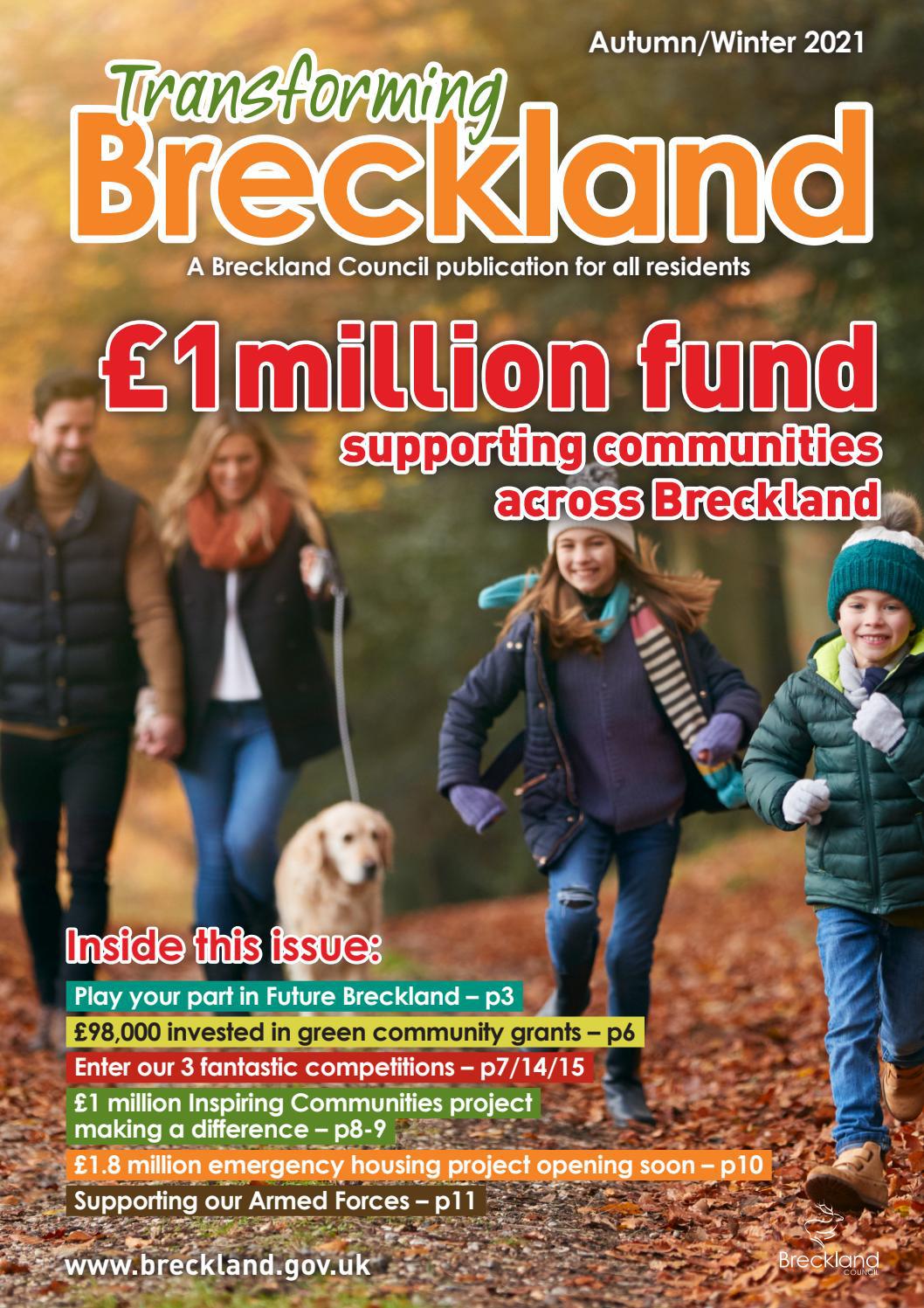 Transforming Breckland Winter 2021 edition by Breckland Council Issuu