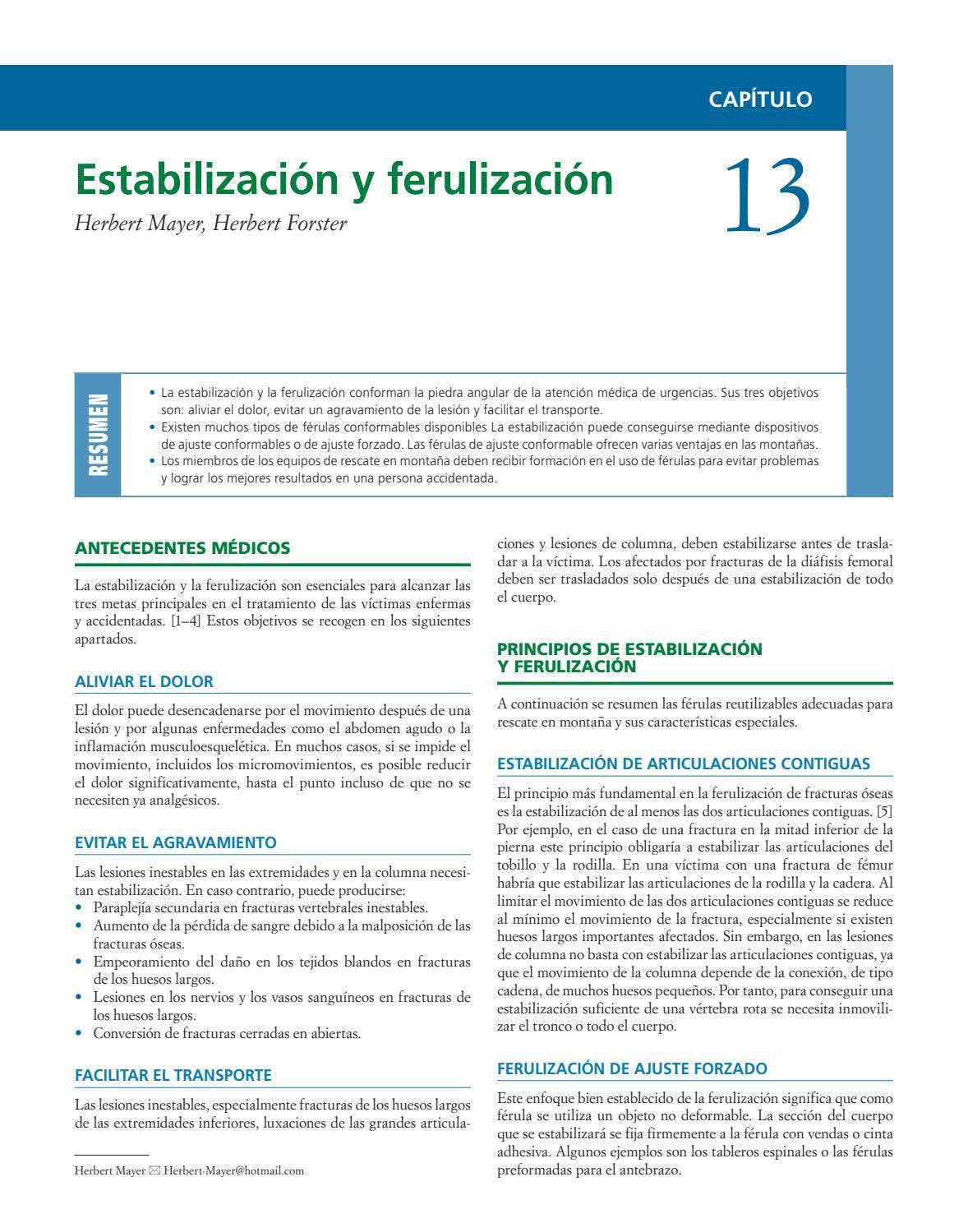 MEDICINA DE URGENCIAS EN MONTAÑA – Manuale Di Pronto Soccorso E Medicina D'emergenza In Ambienti Montani (libro In Spagnolo)