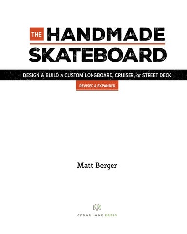 The Handmade Skateboard, Revised × Expanded ( 预览 ) 第 3 页