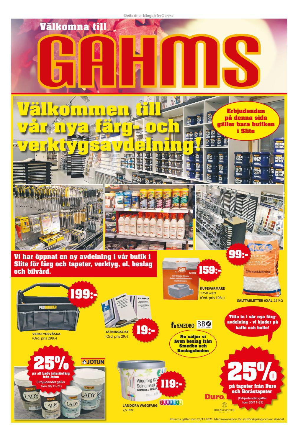 Gahms Fardhem & Slite vecka 46, 2021 by Svenska Civildatalogerna AB Issuu