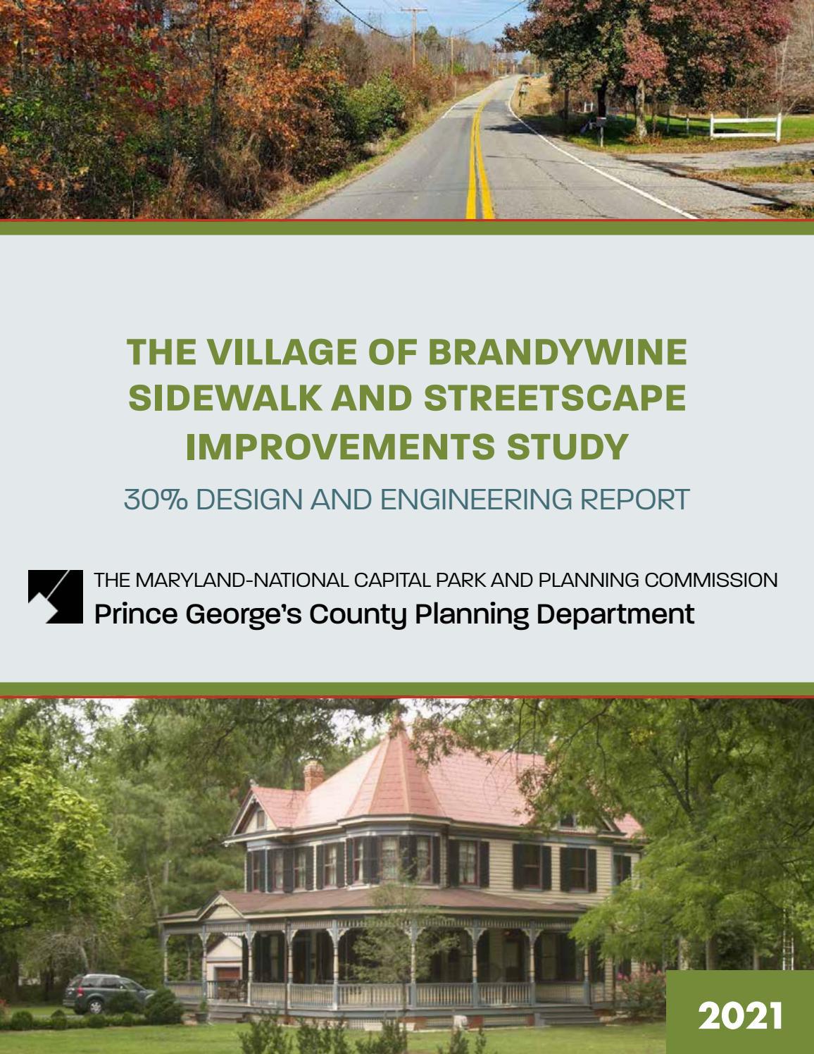 The Village of Brandywine Sidewalk and Streetscape Improvements Study