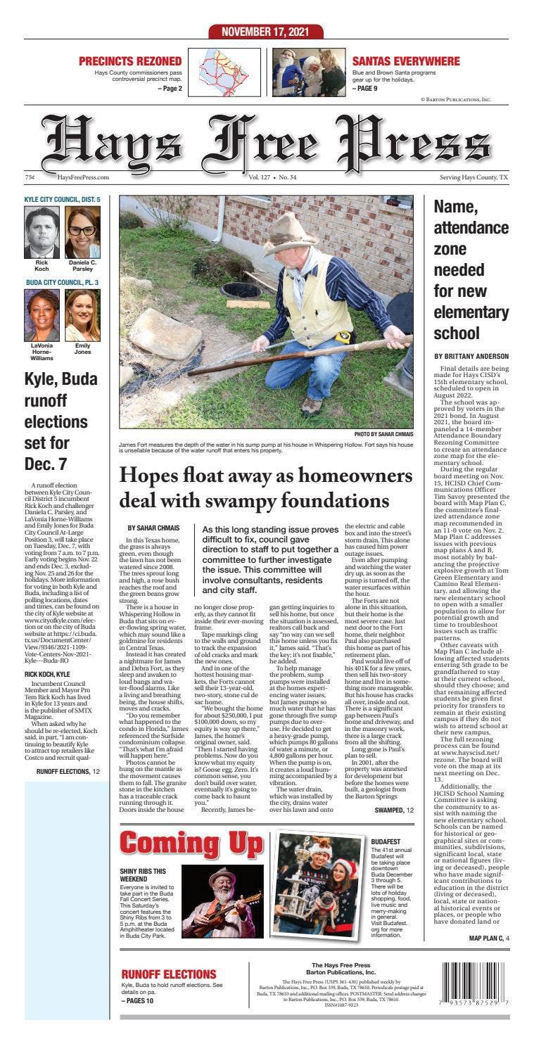 November 17, 2021 Hays Free Press by Hays Free Press/News-Dispatch - Issuu