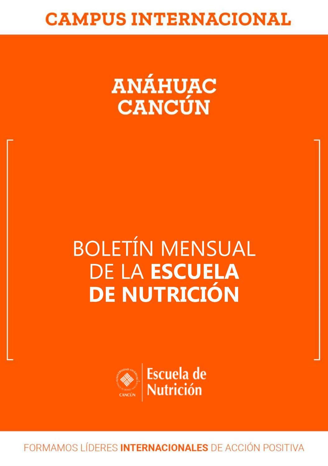 Boletín de la Escuela de Nutrición Noviembre 2021 by Universidad
