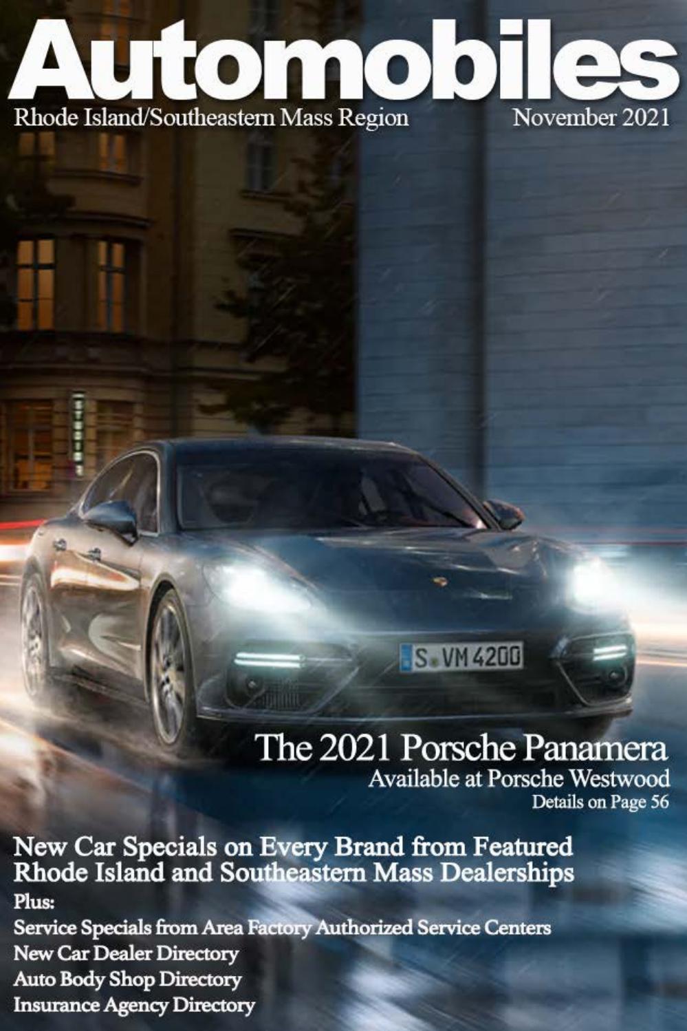 Automobiles Catalog for Rhode Island and Southeastern Mass November