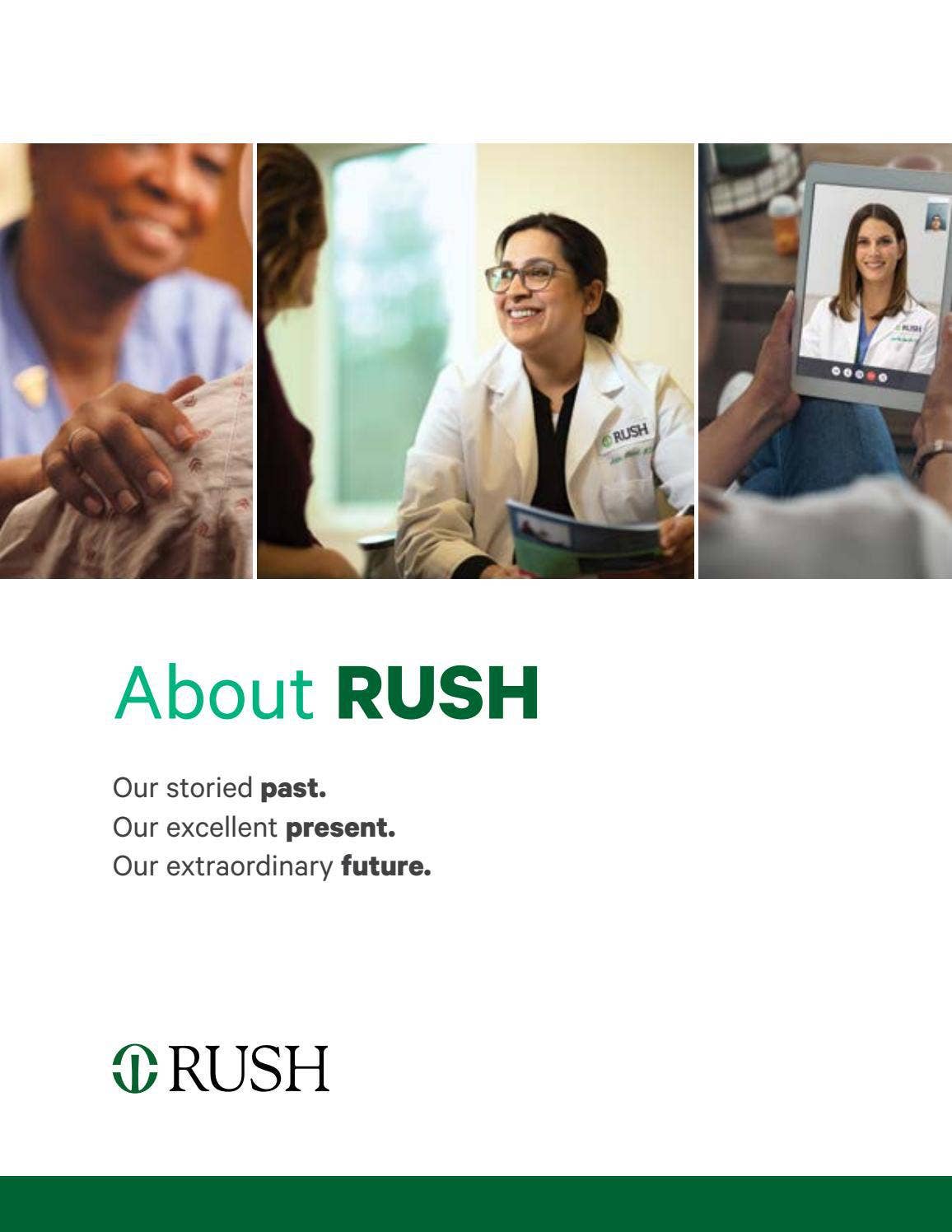 Rush Eprint About RUSH: Our storied past. Our excellent present. Our extraordinary ...
