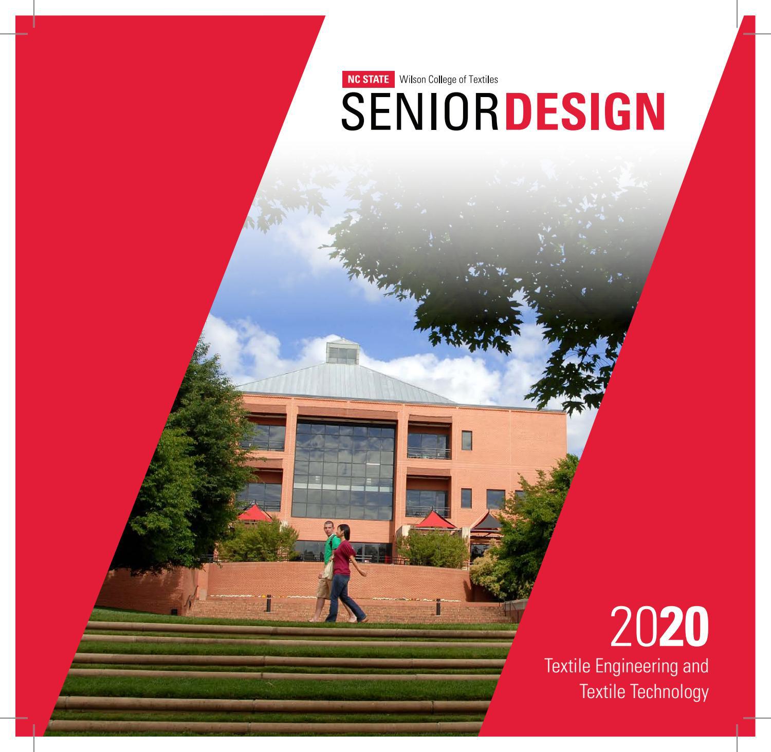 2020 Senior Design Booklet by NC State Wilson College of Textiles - Issuu