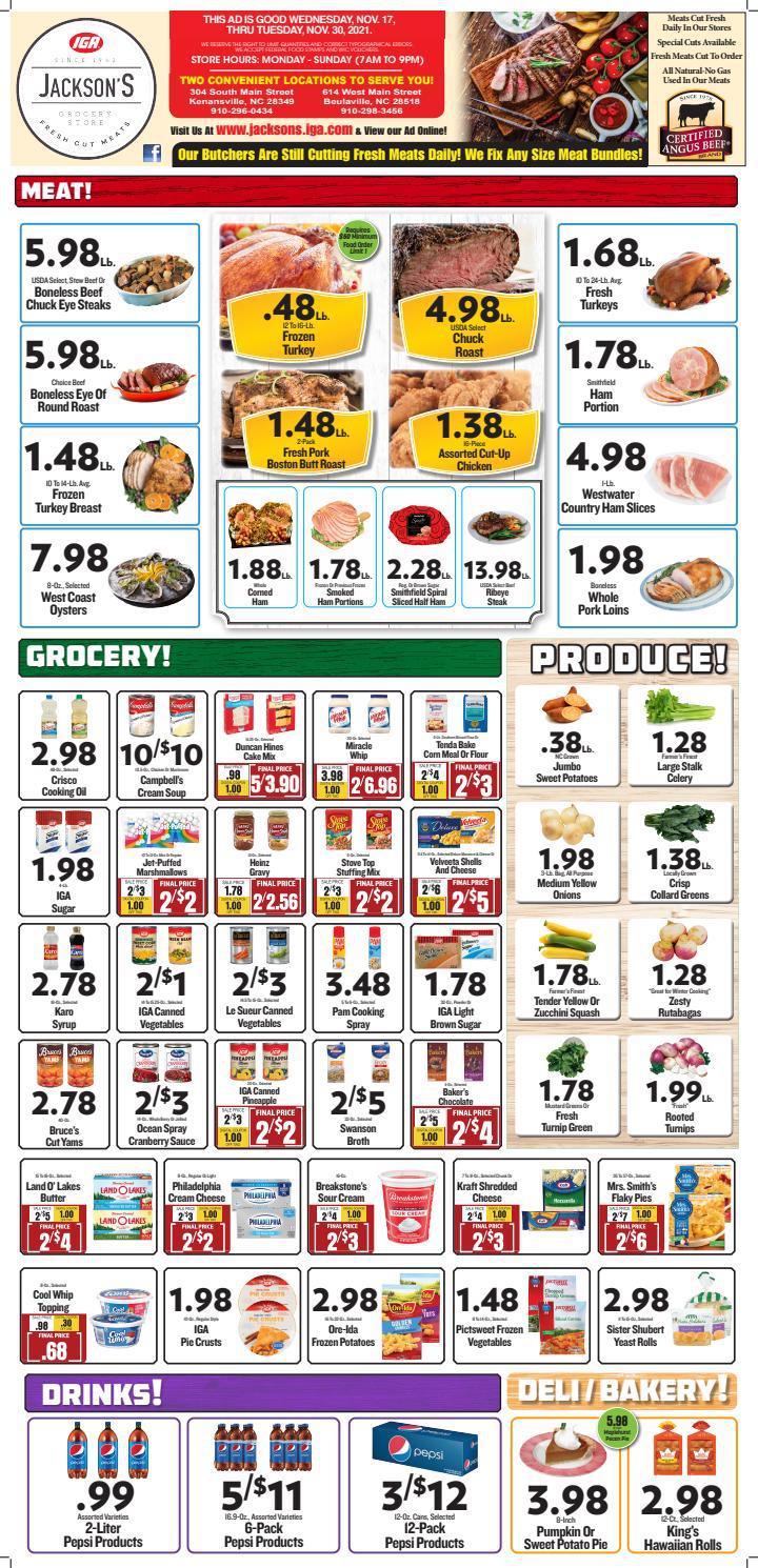 Jackson's IGA by APG Eastern NC Issuu