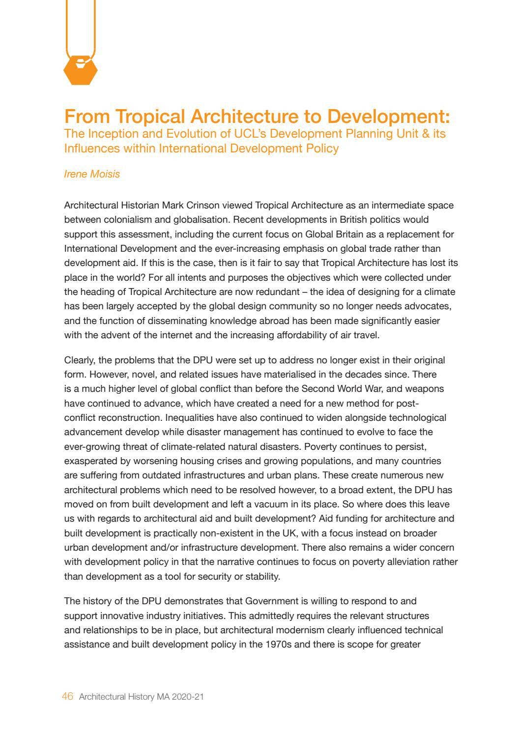 Common Threads Architectural History Ma 2020 2021 By The Bartlett School Of Architecture Ucl Common Threads Architectural History Ma 2020 2021 By The Bartlett School Of Architecture Ucl