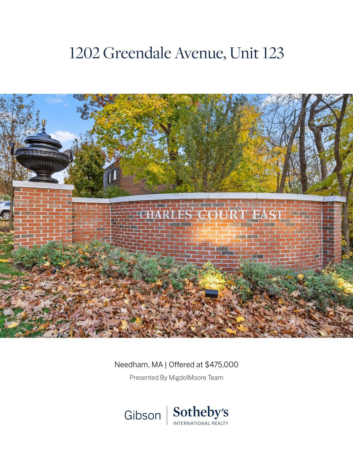 1202 Greendale Avenue, Unit 123, Needham by Gibson Sotheby's