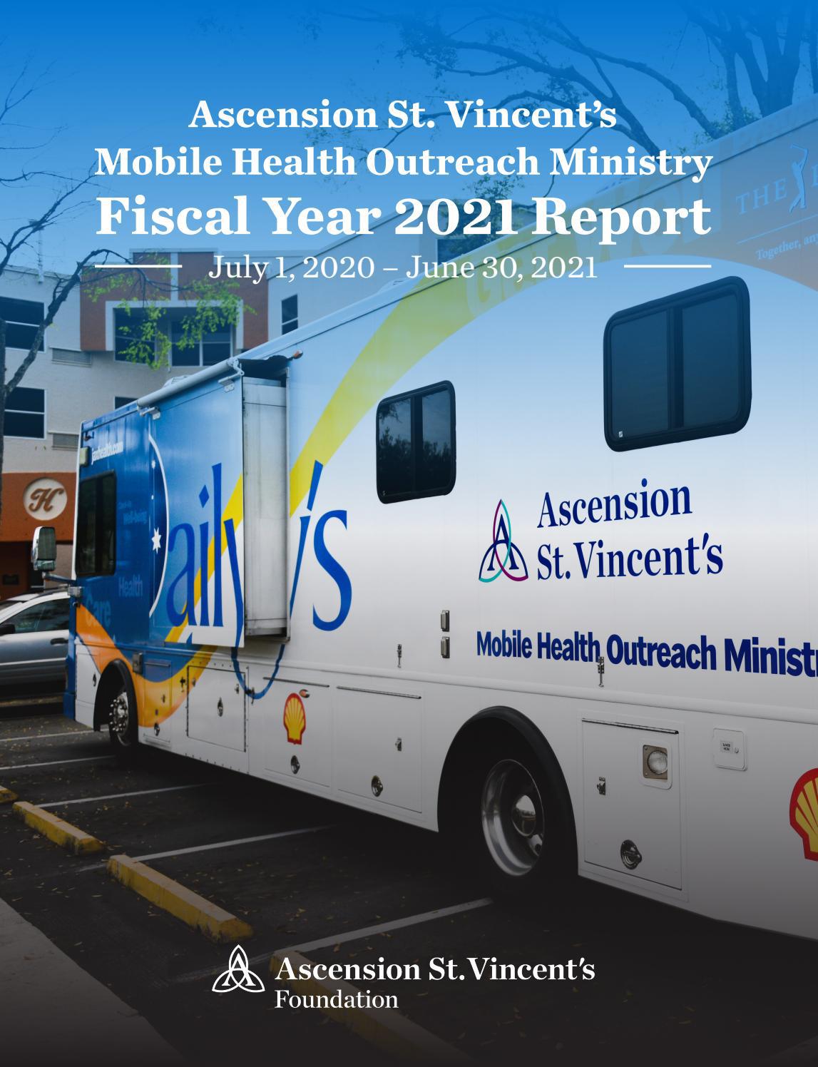 Mobile Health Outreach Ministry Fiscal Year 2021 Report by Ascension