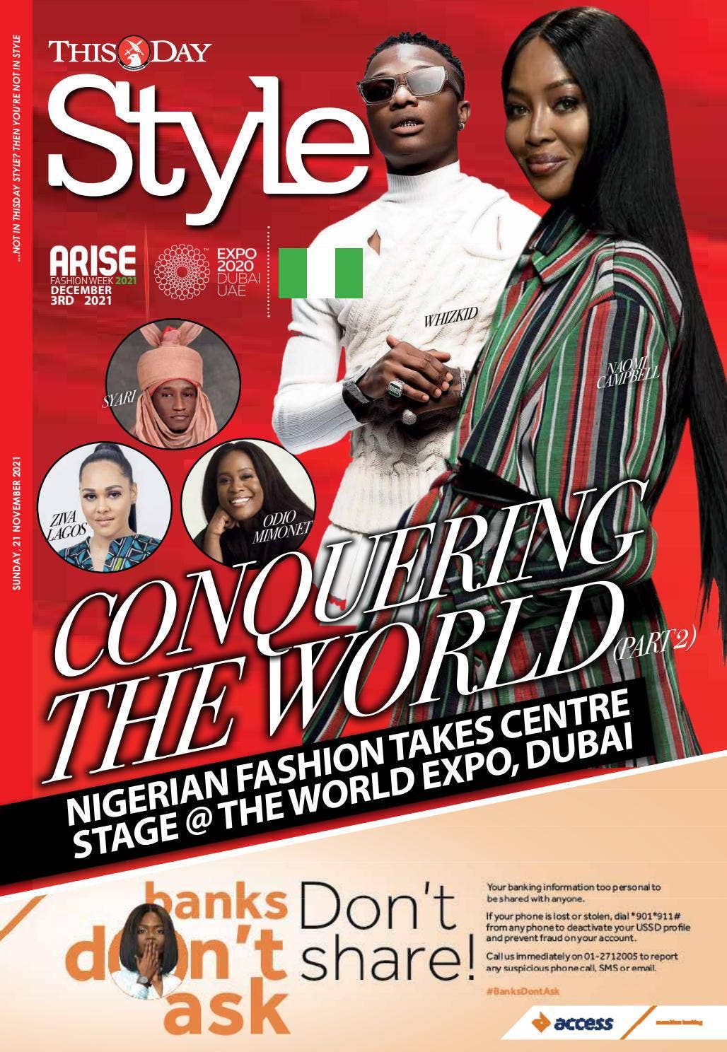 週刊誌 STYLE UK Magazine 21 November 2021 STYLE UK Magazine 21