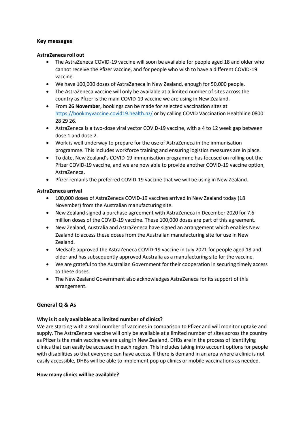 AstraZeneca key messages by WBOP PHO Issuu