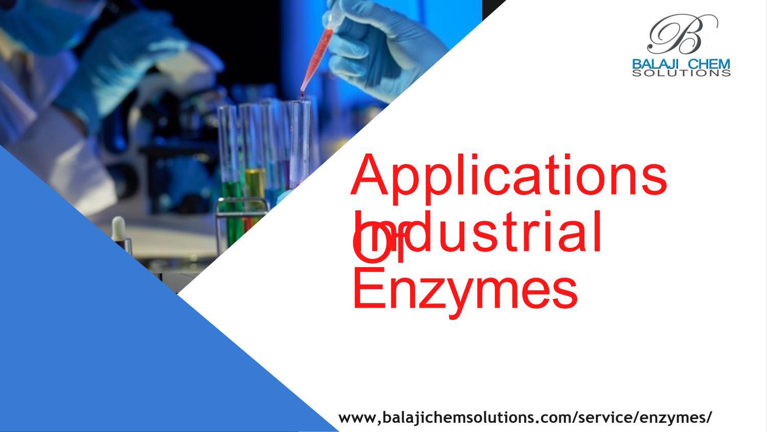 What are Industrial Enzymes? What are the Applications of Industrial
