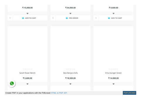 The Home Dekor 家具目录 · Buy 沙发 在线版 in Karnataka 第 3 页
