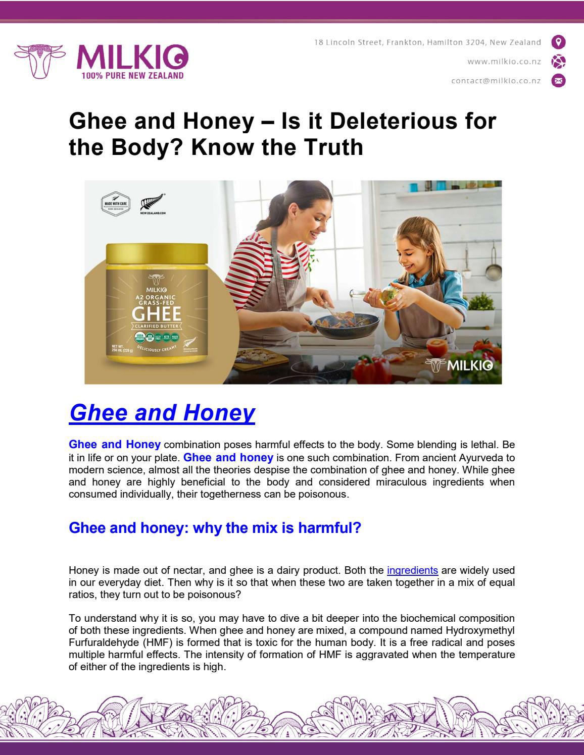 Ghee and honey by mitun_milkio m Issuu