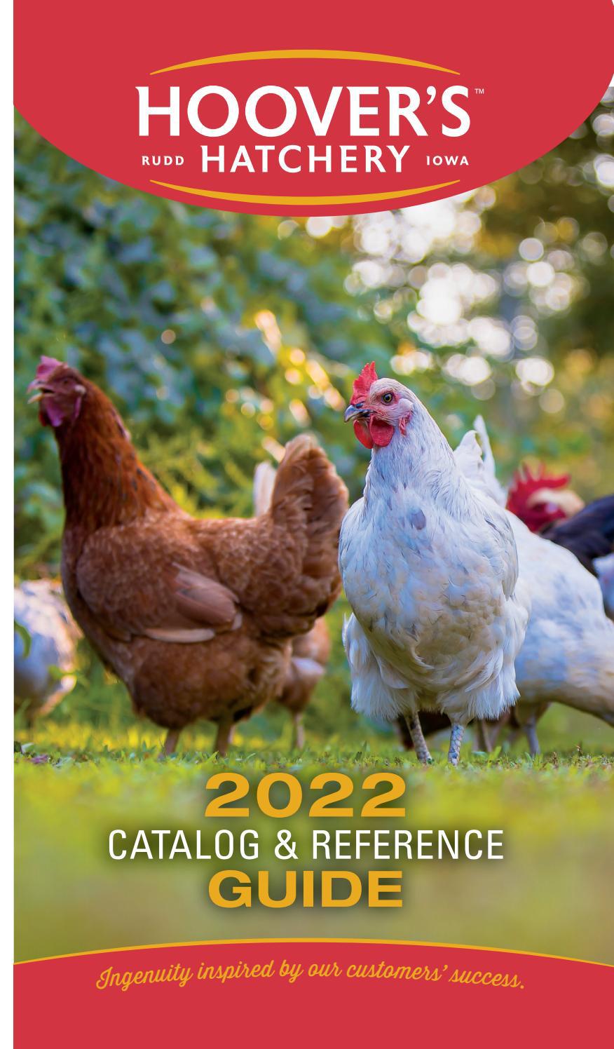 2022 Hoover's Hatchery™ Retail Catalog by Hoover's Hatchery Issuu