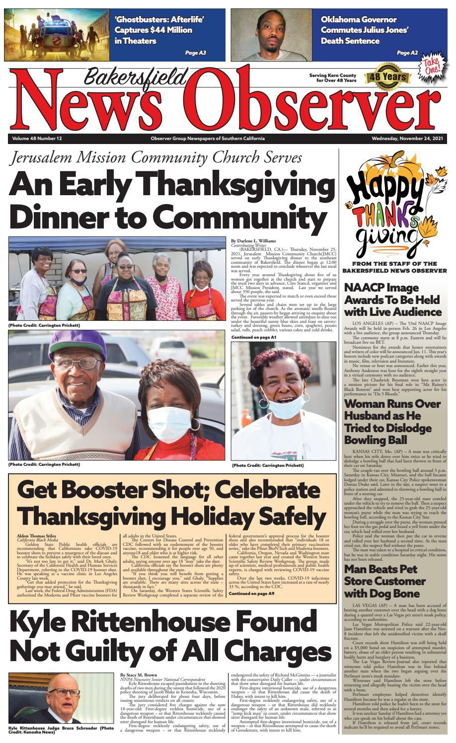 Bakersfield News Observer 11.24.21 by Observer Group Newspapers of