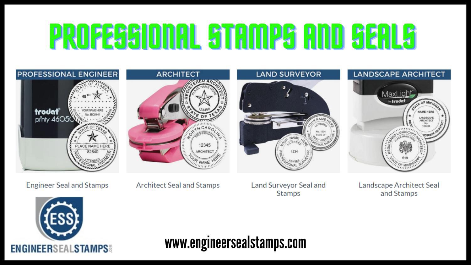 Professional Stamps and Seals Online Engineer Seal Stamps by Engineer