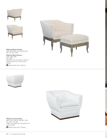 Hickory Chair Susan Hable 家具目录 第 22 页