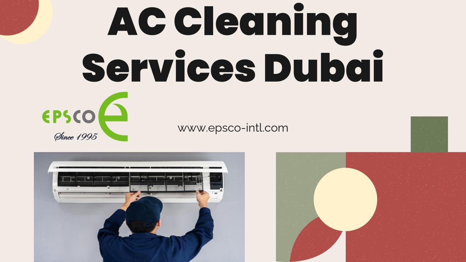 AC Cleaning Service Dubai by EPSCO LLC Issuu
