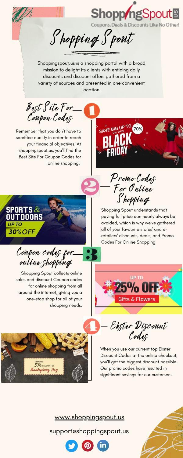 Coupon codes for online shopping Shopping Spout by Shopping Spout Issuu