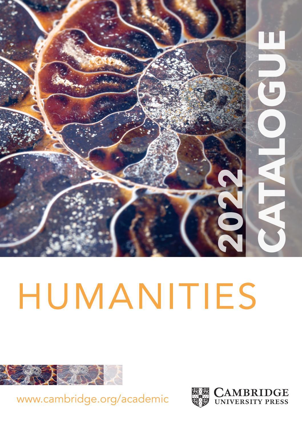 Humanities Catalogue 2022 by Cambridge University Press, Asia Issuu