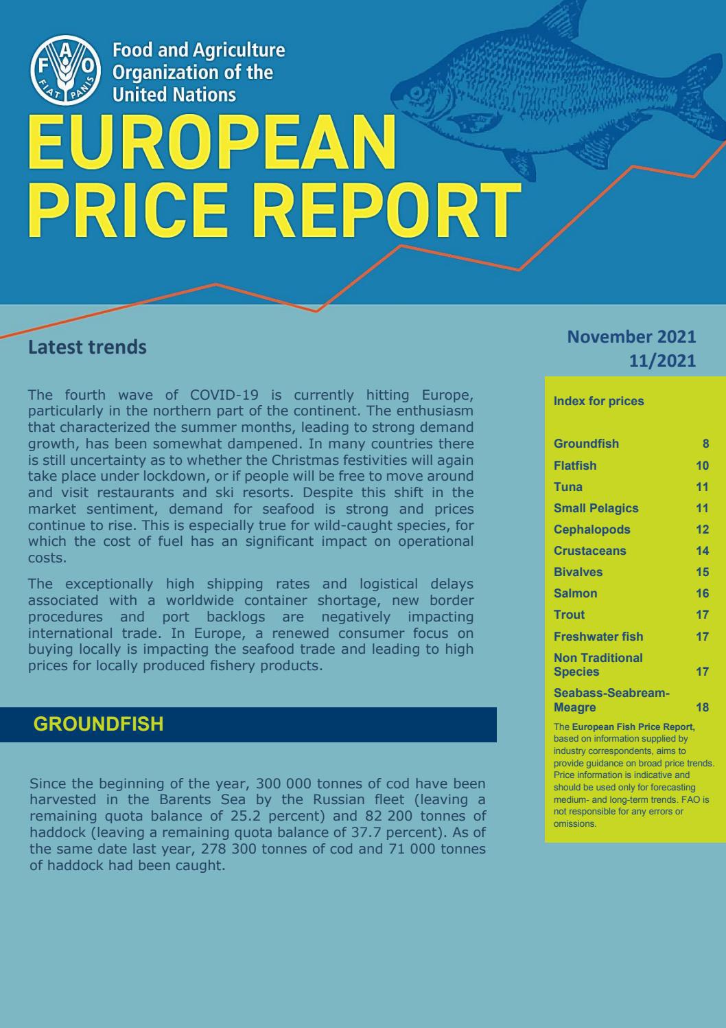 Globefish European Price Report Nov 21 By Globefish Issuu