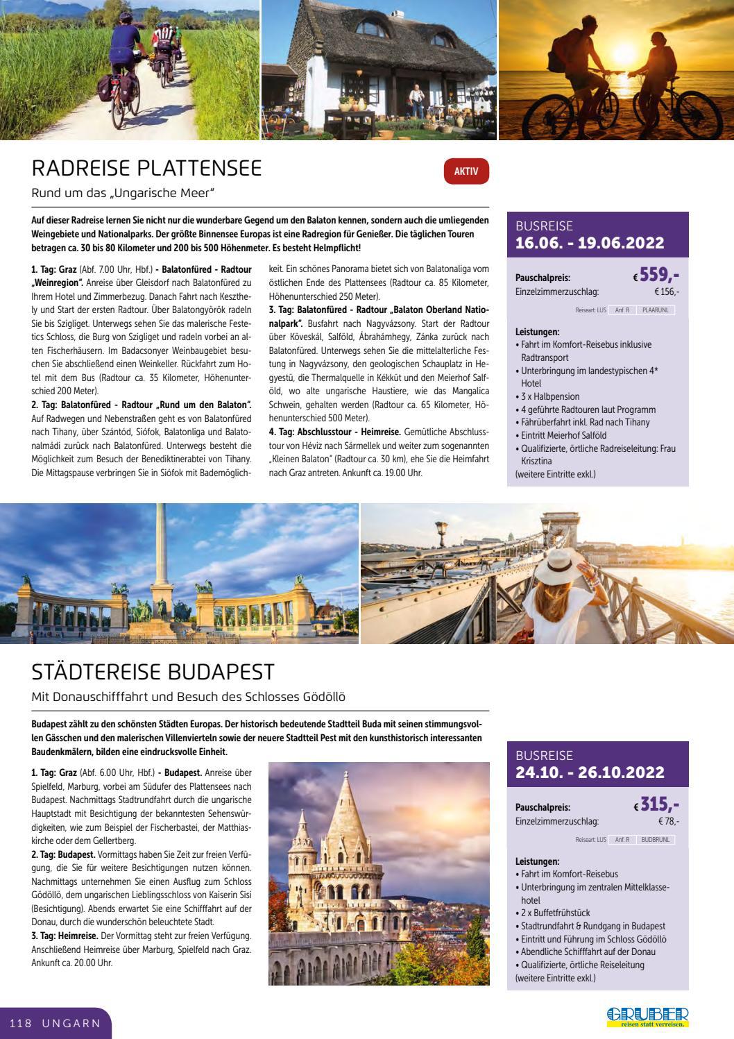 GRUBERreisen Länder& Städte Katalog 2022 by GRUBERreisen Issuu