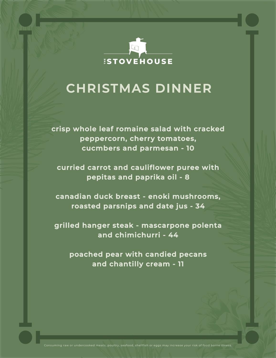 The Stovehouse Christmas Menu 2021 by Suncadia Resort Issuu
