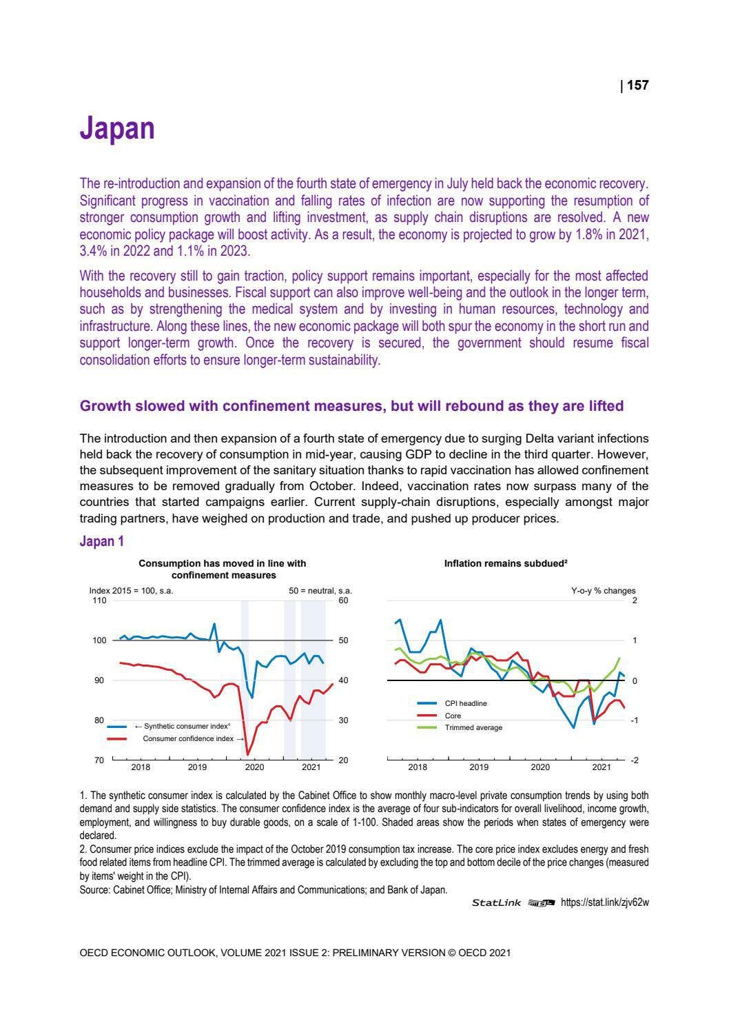OECD Economic Outlook – December 2021: Japan by OECD - Issuu