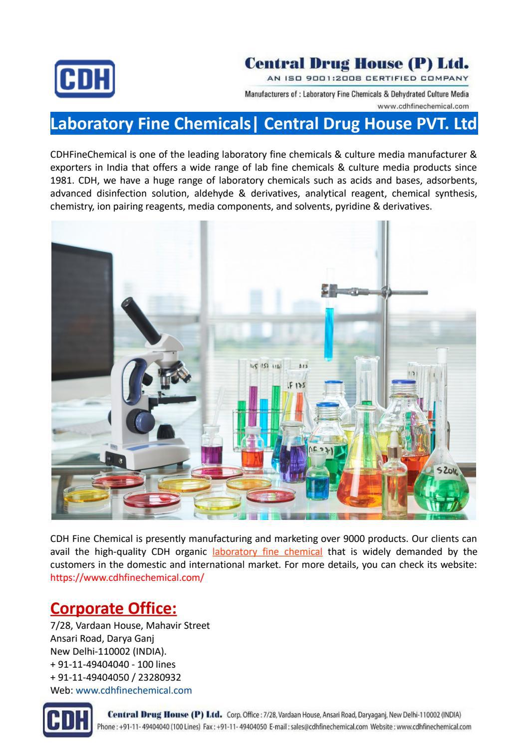 Laboratory Fine Chemicals by cdhfinechemical Issuu