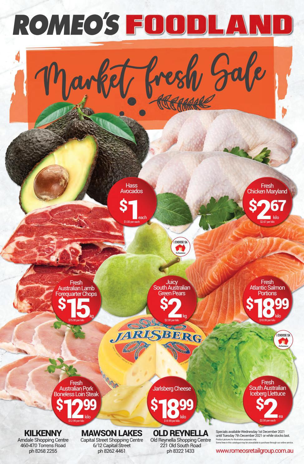 SA Romeos Foodland Catalogue (Kilkenny, Mawson Lakes, Old Reynella) 1