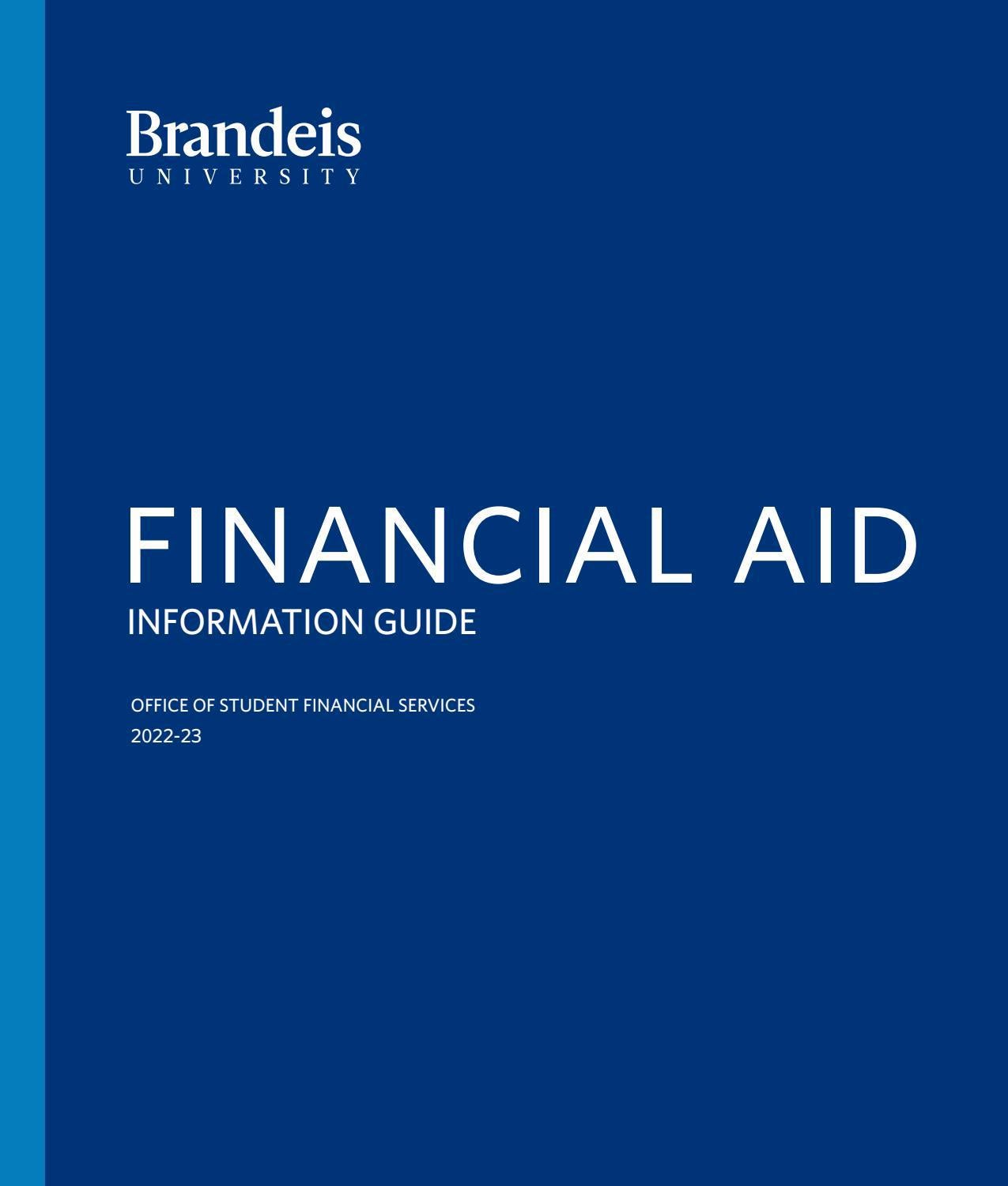Brandeis Academic Calendar 2022 23 Brandeis University Financial Aid Guide By Brandeis University - Issuu