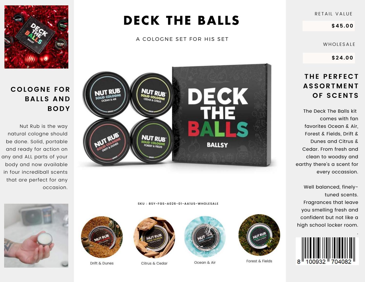 Ballsy Deck the Balls Sell Sheet by Just Got 2 Have It! Issuu