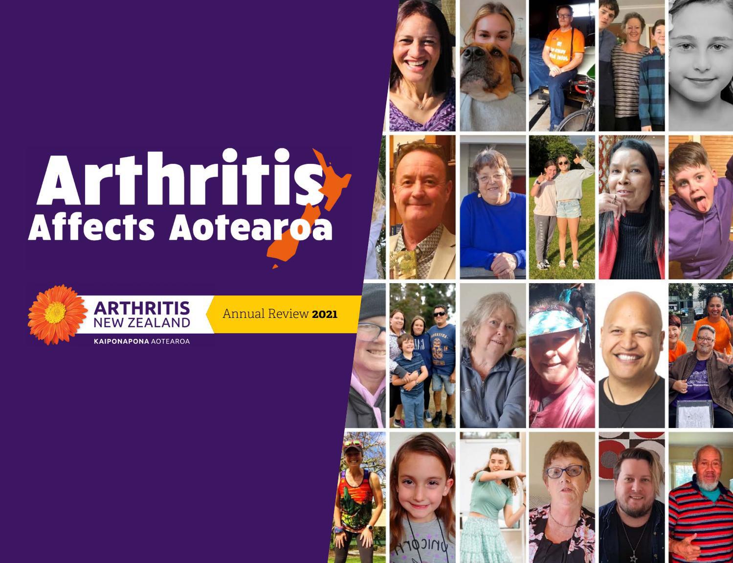 Arthritis New Zealand Annual Review 2021 by ArthritisNZ Issuu