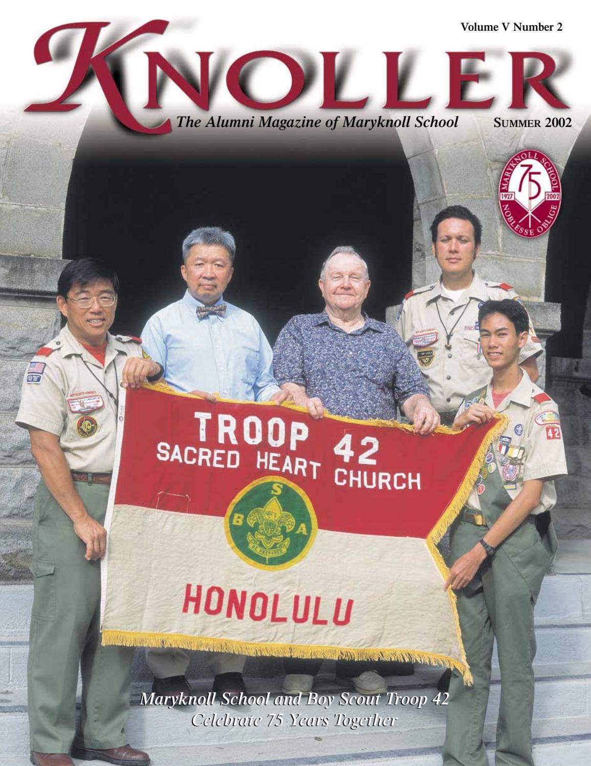 Knoller vii Summer 2002 by Maryknoll School Issuu