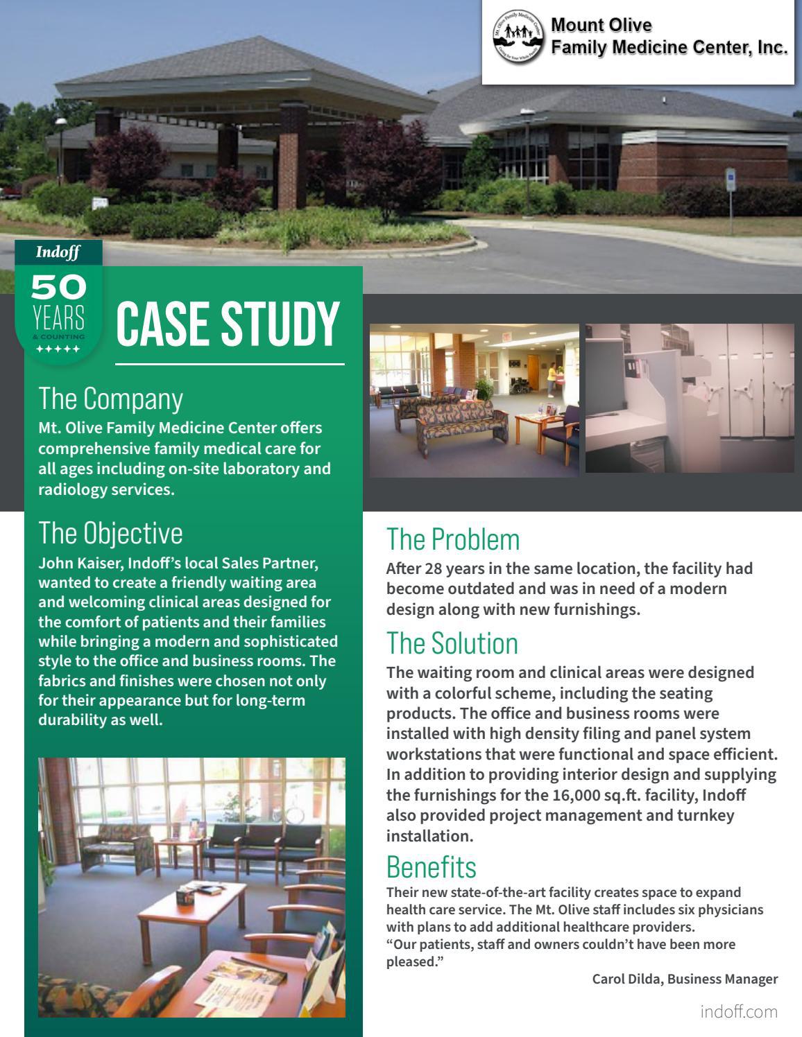 Indoff Case Study Mt Olive Family Medicine by Indoff Inc. Issuu