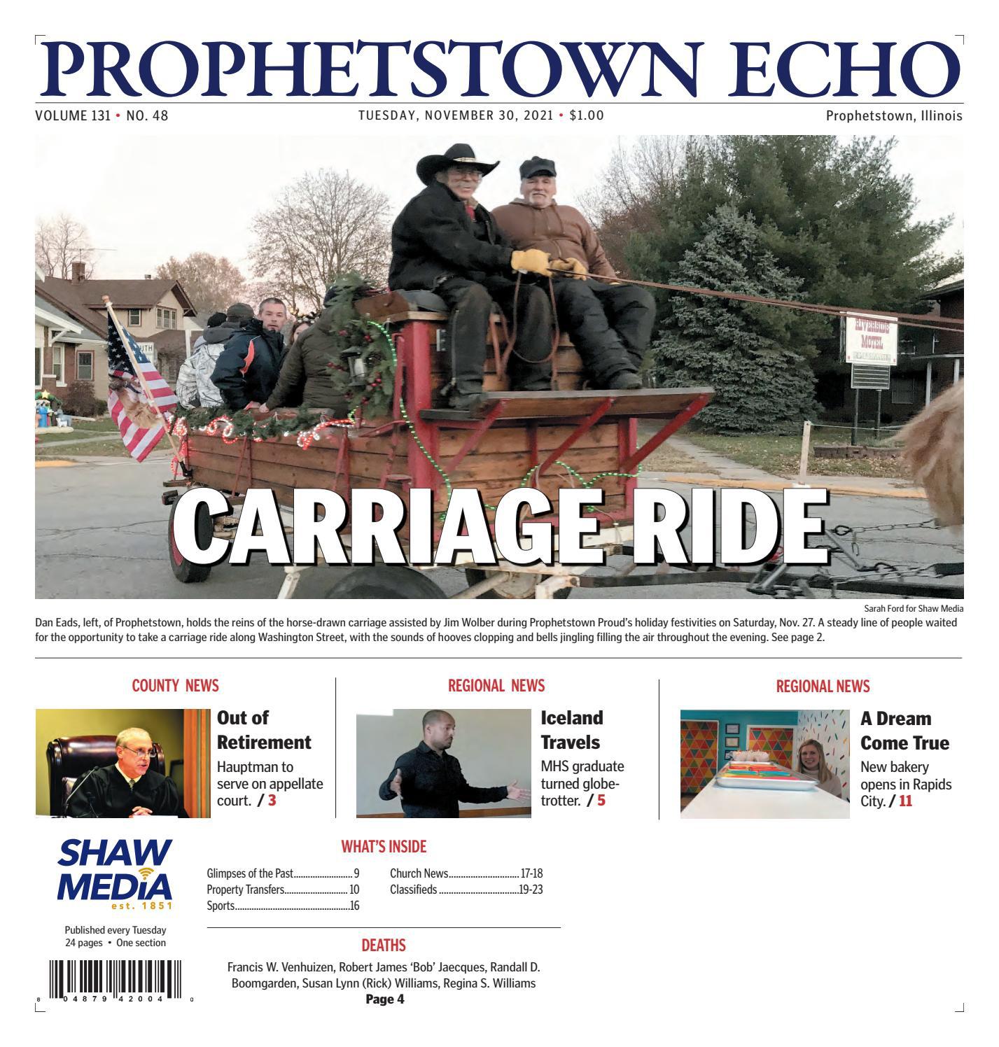 ProphetstownEcho11302021 by Shaw Media Issuu