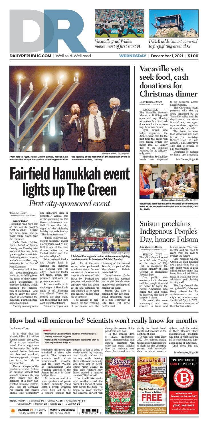 Daily Republic: Wednesday, December 1, 2021 by mcnaughtonmedia - Issuu